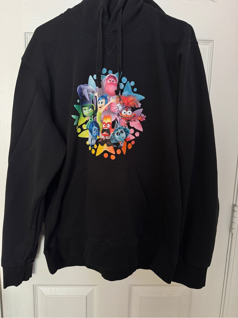 Inside Out Feelings Custom Graphic Hoodie Black Large